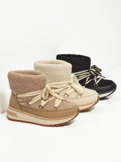 Női a'la hócsizmák bundával, Verruna