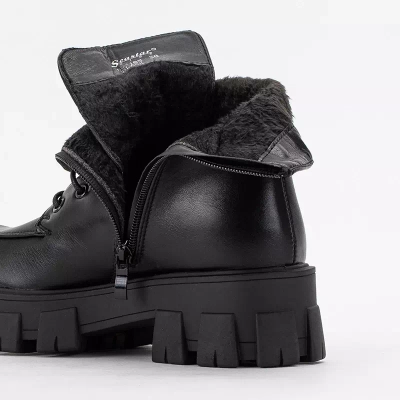 OUTLET Fekete női lapos sarkú táskák Sinila - Lábbeli