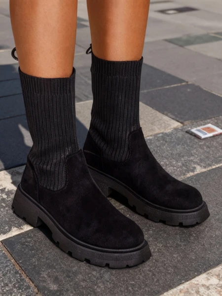 Királyi divat női slip-on csizmák Derette