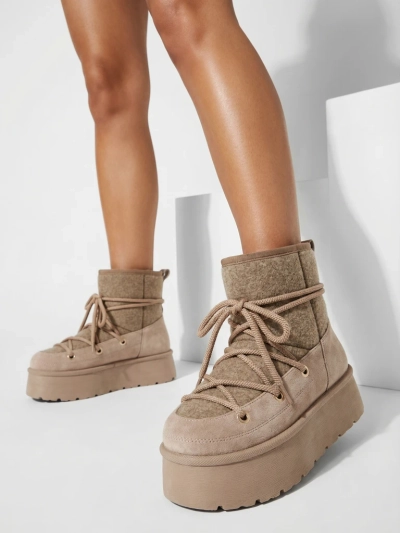 Royalfashion Női fűzős Filori hócsizma