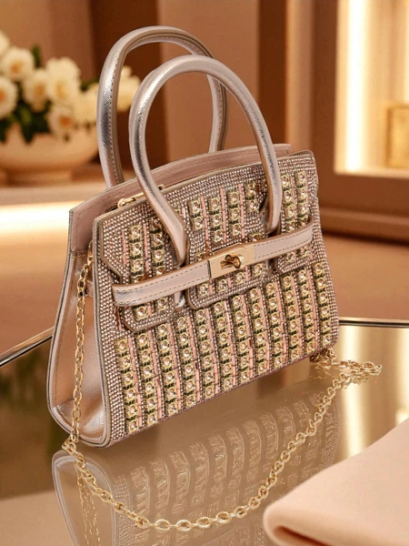 Royalfashion Női borítéktáska cirkóniákkal Seren Voux