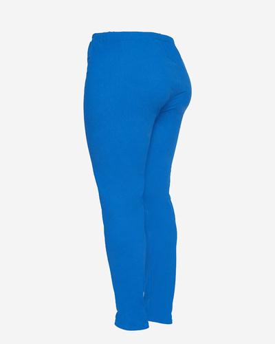 Kobalt női bambusz leggings PLUSZ MÉRET - Ruházat
