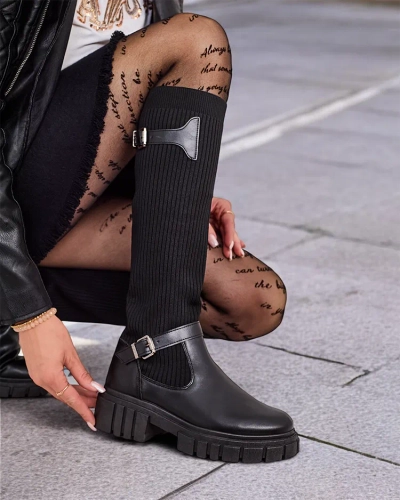 Royalfashion Női belebújós csizma Bizirre