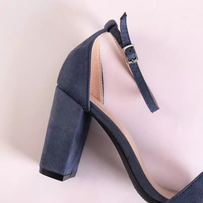 OUTLET Navy blue női szandál az Anniet poszton - Cipő