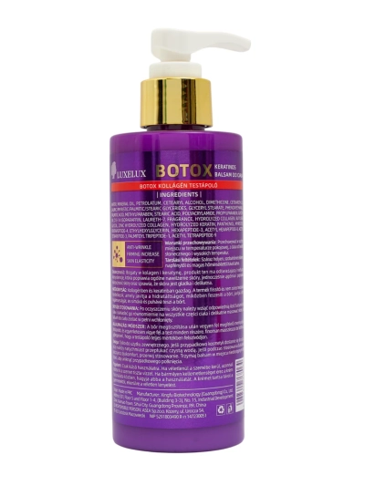 LUXELUX Collagenus Athenia testápoló keratinnal és kollagénnel 200 ml