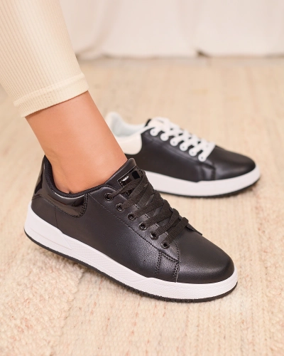 Royalfashion Fekete női sportcipő Classic Vibes