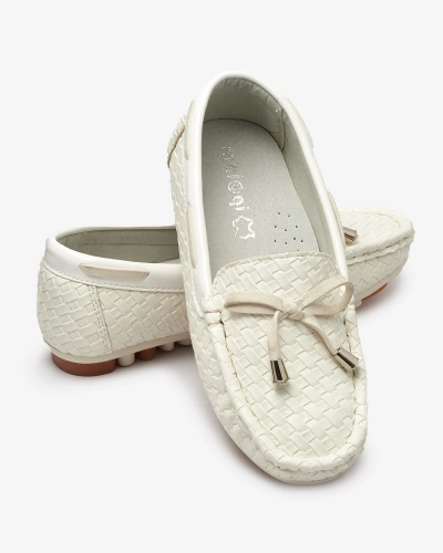 Fehér gyermek mokaszin Dannad- Footwear