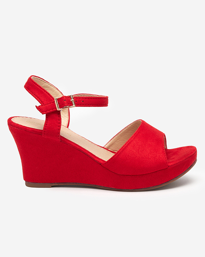 OUTLET Piros női szandál a éken Nalem - Footwear