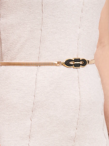 Női arany fém öv Callista – elegancia olasz stílusban