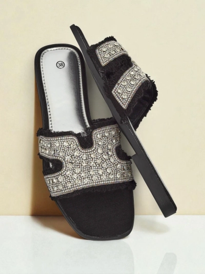 Royalfashion női szandál strasszkövekkel CrystalEase