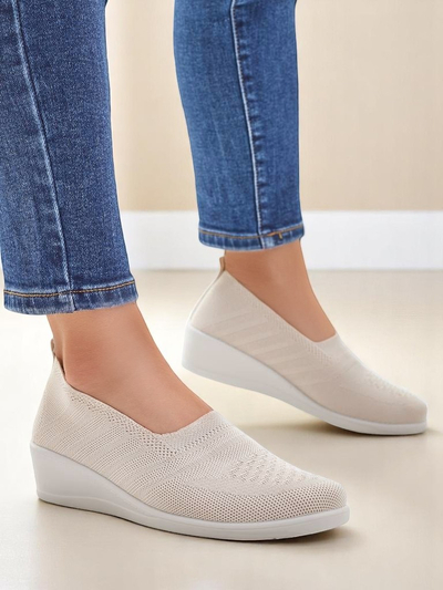 Royalfashion Női loaferek alacsony wedge-kel Epoles