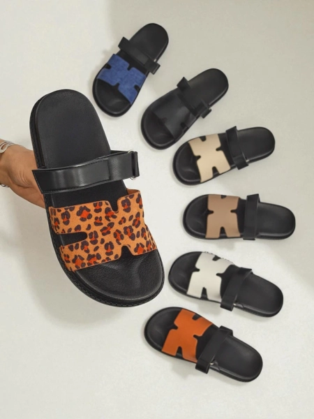 Royalfashion női ökobőr papucs FlexiComfi