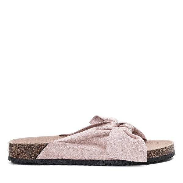 OUTLET Rózsaszín papucs Tana íjjal - Cipő