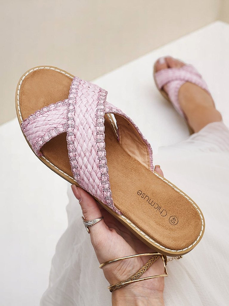 Royalfashion Női szandál fonott pántokkal Bornes