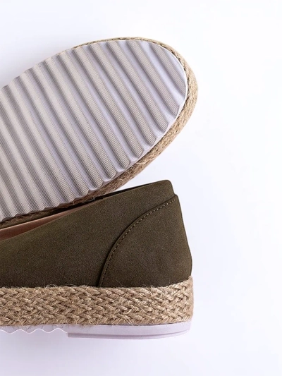 Női zöld espadrilles a Nuhente camo-ban - Lábbeli