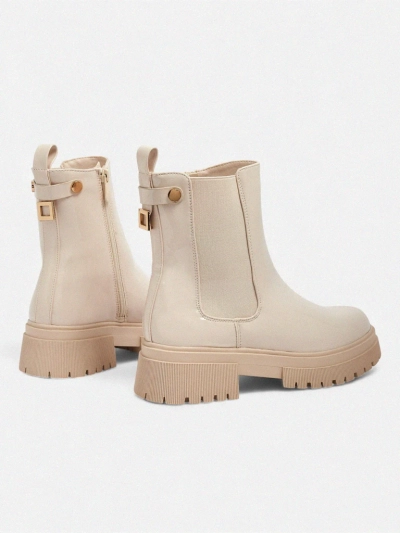 Lakkozott női eco bőr Calebi bokacsizma