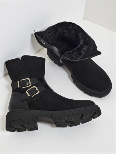 Magas szárú női öko velúr Callire bokacsizma