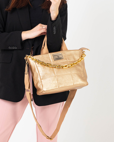 Női aranyszínű kistáska extra lánccal - Kiegészítők