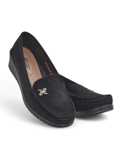 Royalfashion Női mokaszin alacsony sarokkal Lomman