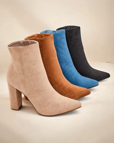 Royalfashion Női bokacsizma vékony sarkú cipő Fozi