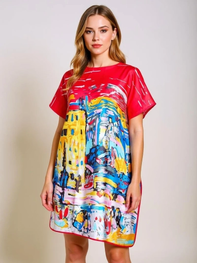 Royalfashion Callista Pareo ruha – színes, univerzális, térdig érő