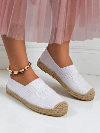 Calista Biancha női espadrilles – fehér, lapos, öko velúrból, olasz stílus