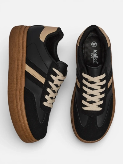 Luna fekete ökológiai női casual tornacipő tavaszra