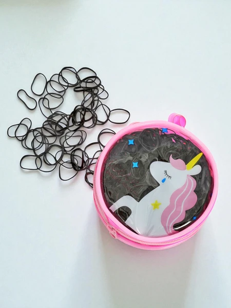 Royalfashion Sokszínű szilikon hajgumik díszdobozban