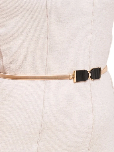 Livia arany női öv fém masni csattal, Romano stílusban