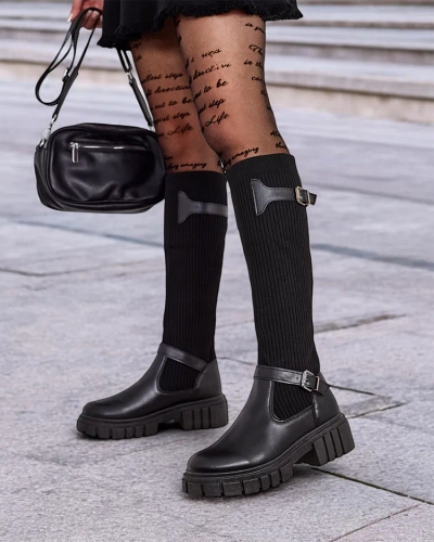 Royalfashion Női belebújós csizma Bizirre