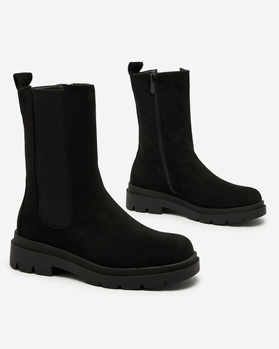 Royalfashion Női csizma fekete színben Opialla