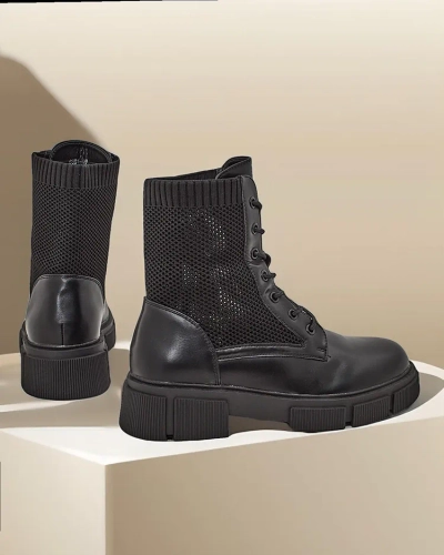 Nyitott női lapos bokacsizma Rowic