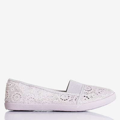 Hermione Grey női csipkés balerinák - cipők