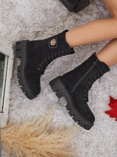 Royalfashion Női Milloze worker stílusú bokacsizma