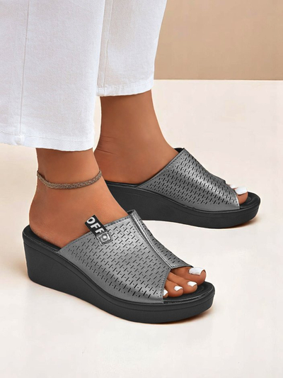 Royalfashion Női ékpántos papucs Luna Wedge