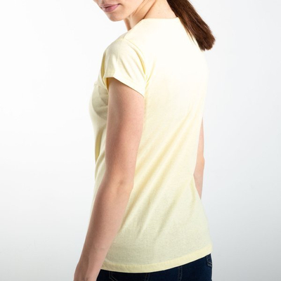 Żółta koszulka z krótkim rękawem - Bluzki