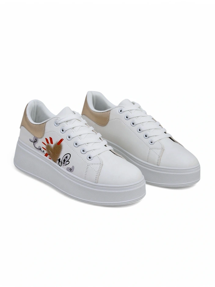 Royalfashion Női platform tornacipők nyomattal Alcape