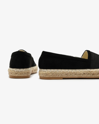 Fekete női espadrilles Mesiella - Lábbeli
