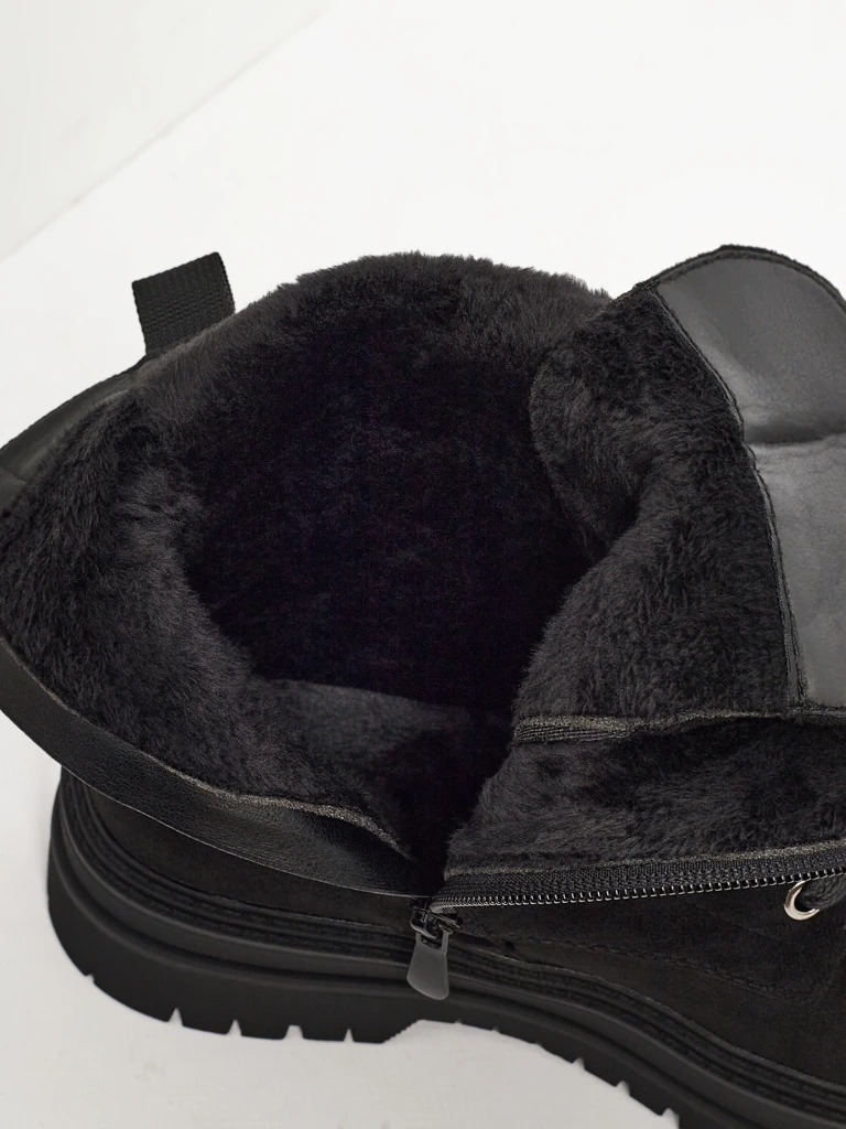 Női öko velúr worker stílusú bokacsizma Molistea