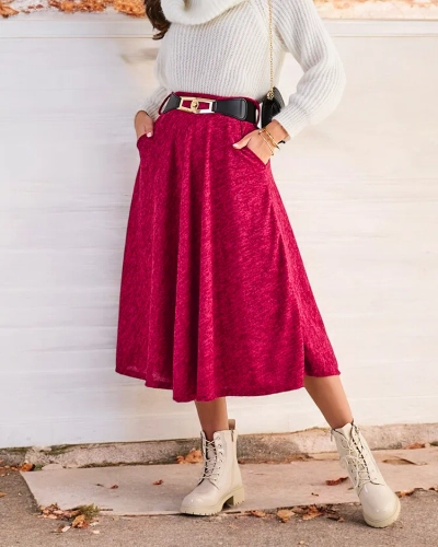 Royalfashion Női midi szoknya