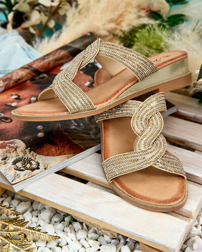 Royalfashion női Aorra alacsony sarkú flip-flopok