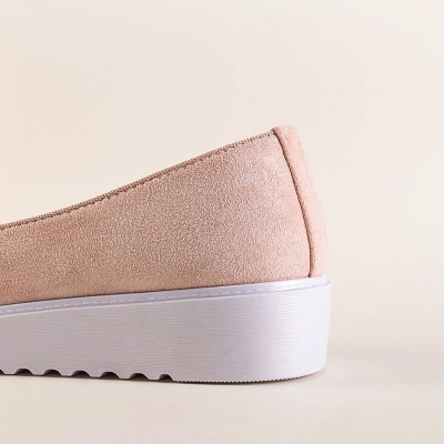 OUTLET Női porított mokaszin bojtokkal és Laureana íjjal - Lábbeli