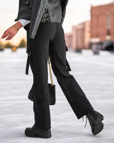 Royalfashion Női szövet harci nadrág
