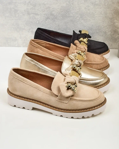 Royalfashion Női mokaszinok masnival Ezizer