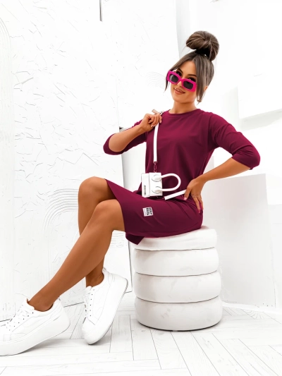 Royalfashion Női szövet mini ruha