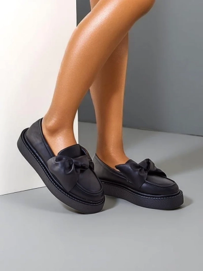 Royalfashion Elegáns női mokaszin masnival Ortto