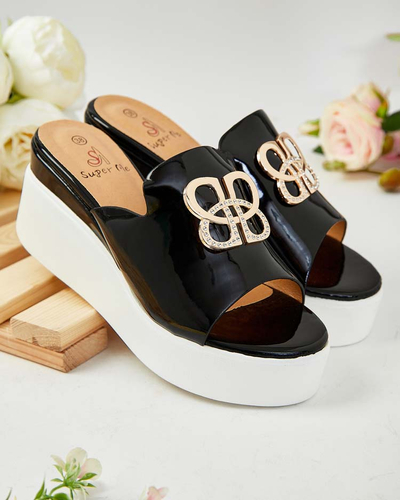 Royalfashion Lakkozott női flip-flop a Sailla oldalon