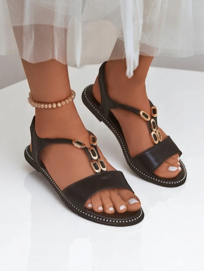 Royalfashion női szandál díszes pántokkal Siena Glow