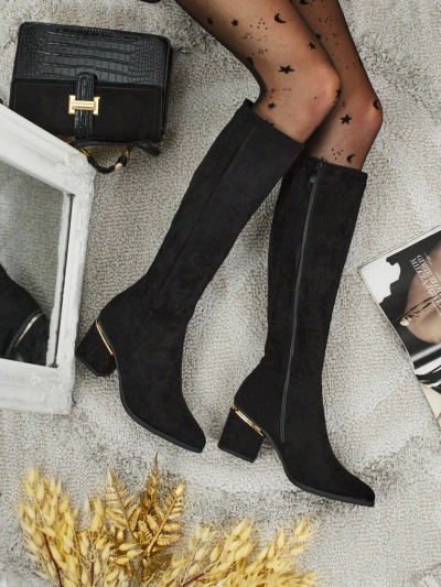 Royalfashion Női csizma sarkon Niefio