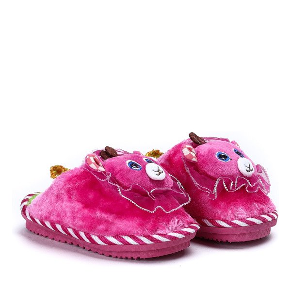 Willie rózsaszín szőr papucs - cipő